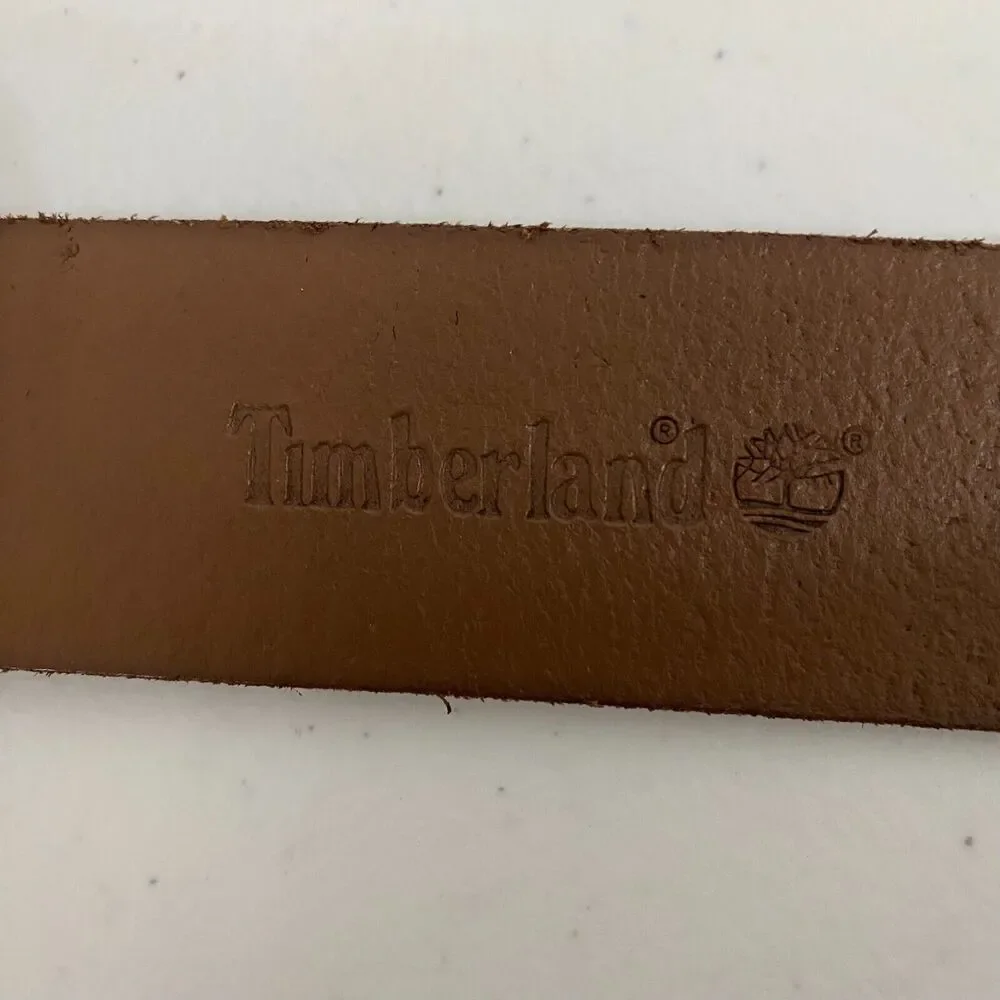 Timberland Brown Casual Genuine Leather Belt 42/44‎ XL Men's NWT